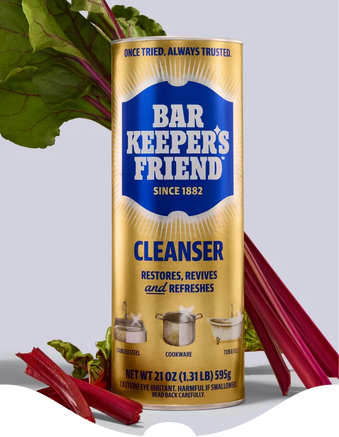 Brand product with rhubarb